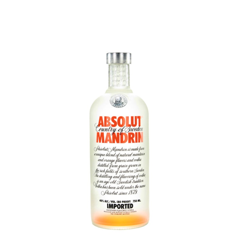 Absolut Mandrin Vodka (750ml)