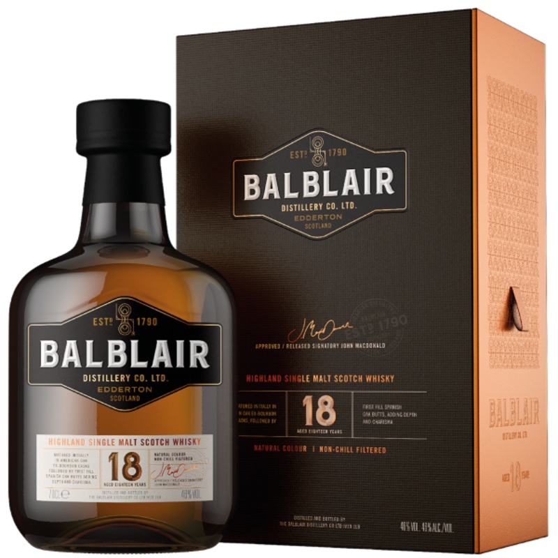 Balblair 18 year (750ml)
