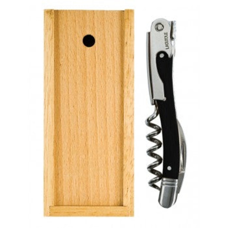 Franmara Black Horn Laguiole Corkscrew Wood box (NA)
