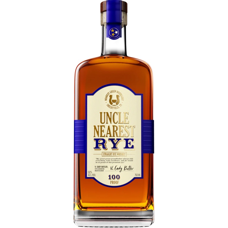 Uncle Nearest Straight Rye Whiskey (750ml)