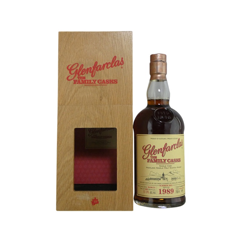 1989 Glenfarclas The Family Casks Single Cask Vintage Single Malt Scotch Whisky 51.9 ABV (700ml)