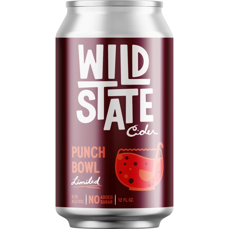 Wild State Punch Bowl Cider (12oz Can 4 Pk)