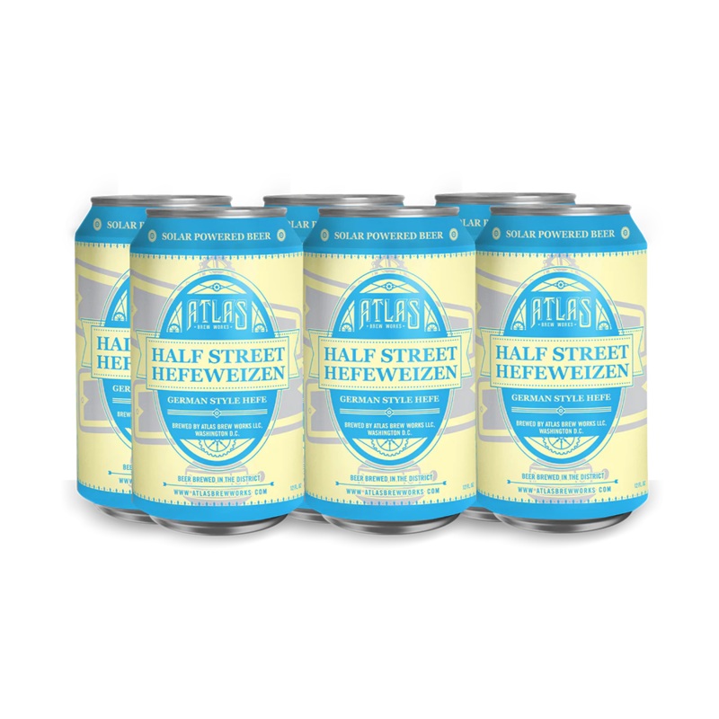 Atlas Half Street Hefe (12oz Can 6 Pk)