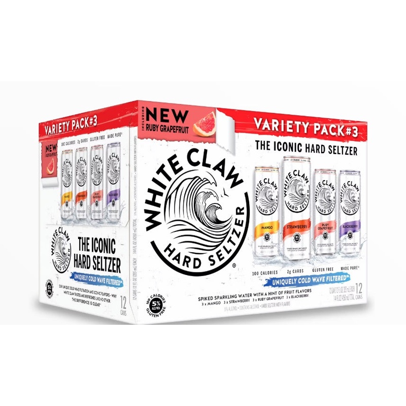 White Claw Variety No.3 (12oz Can 12 Pk)