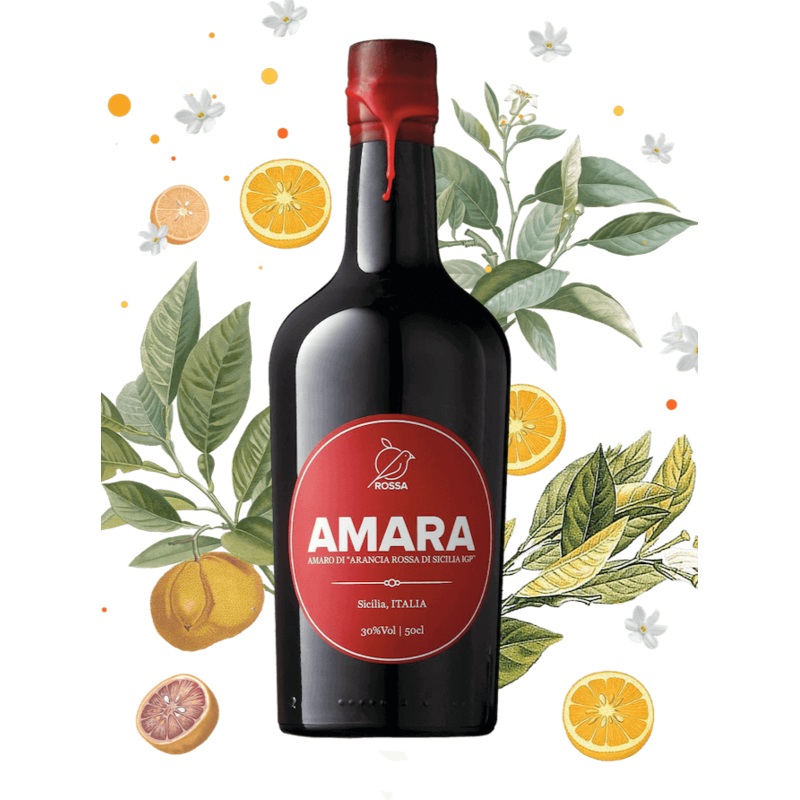Amara Amaro di "Arancia Rossa di Sicilia IGP" (750ml)