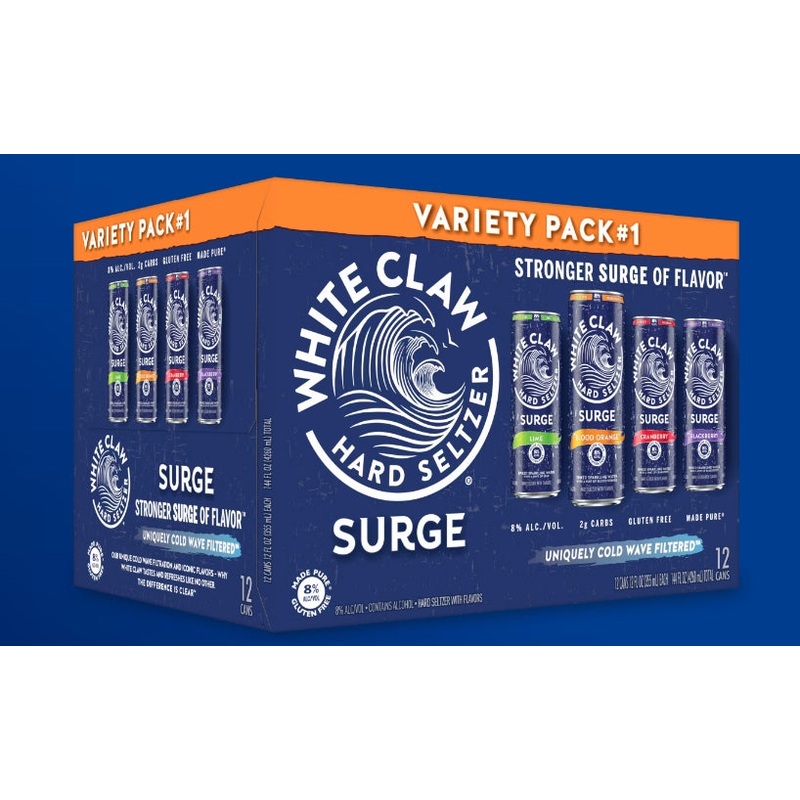White Claw Surge Variety (12oz Can 12 Pk)