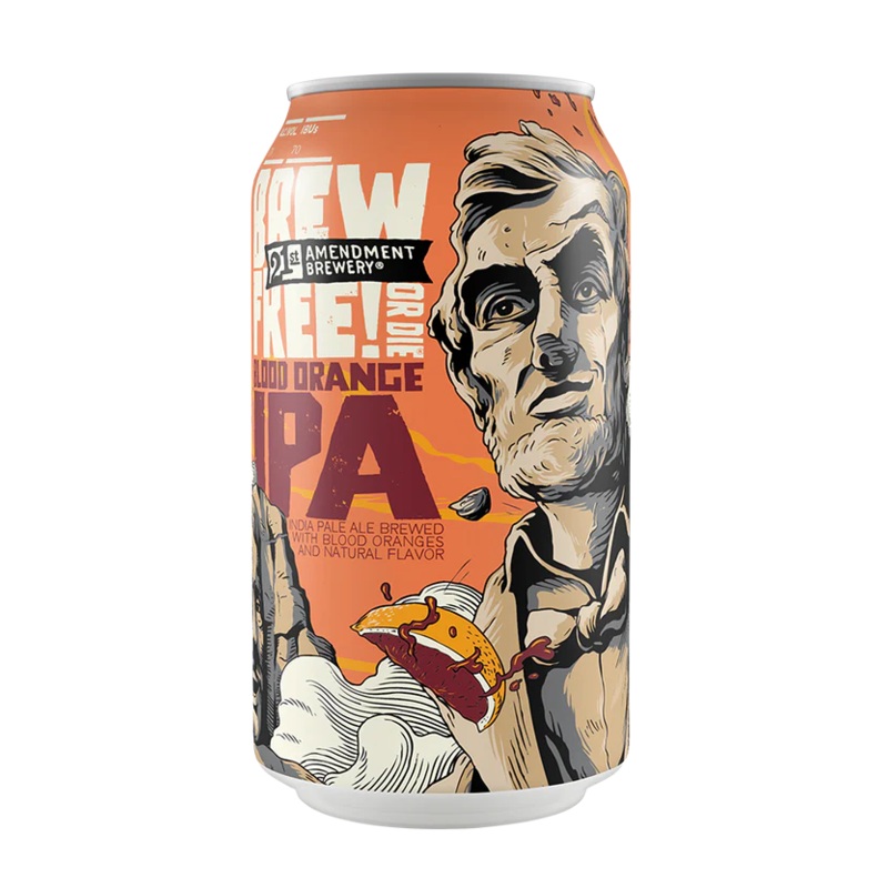 21st Amendment Brew Free or Die! Blood Orange IPA (12oz Can 6 k)