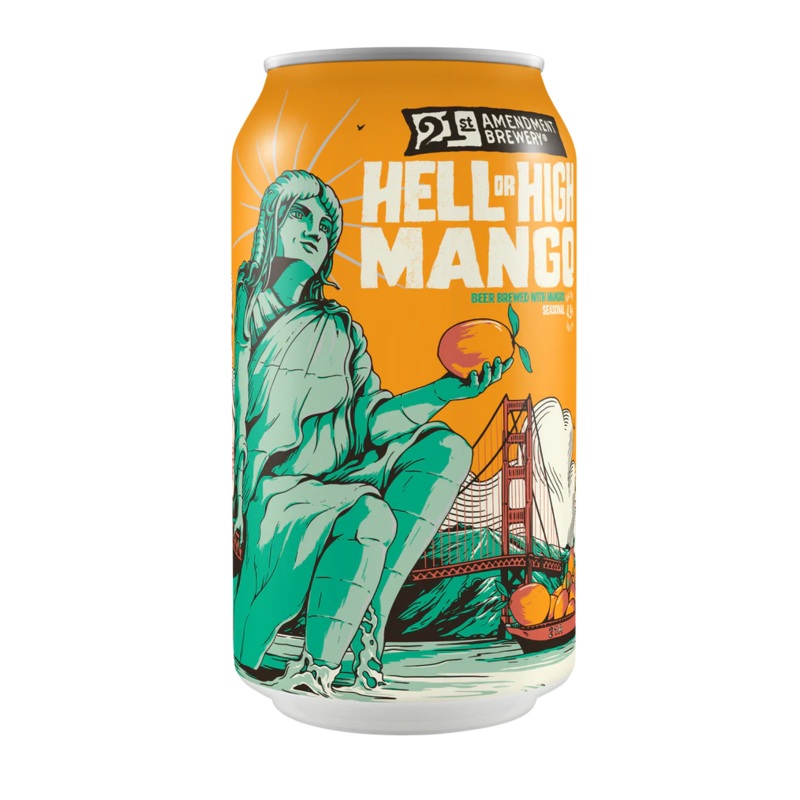 21st Amendment Hell or High Mango (12oz Can 6 Pk)