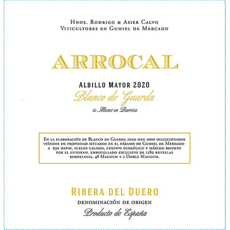 Arrocal Blanco de Guarda Ribera del Duero - 2021 (750ml)