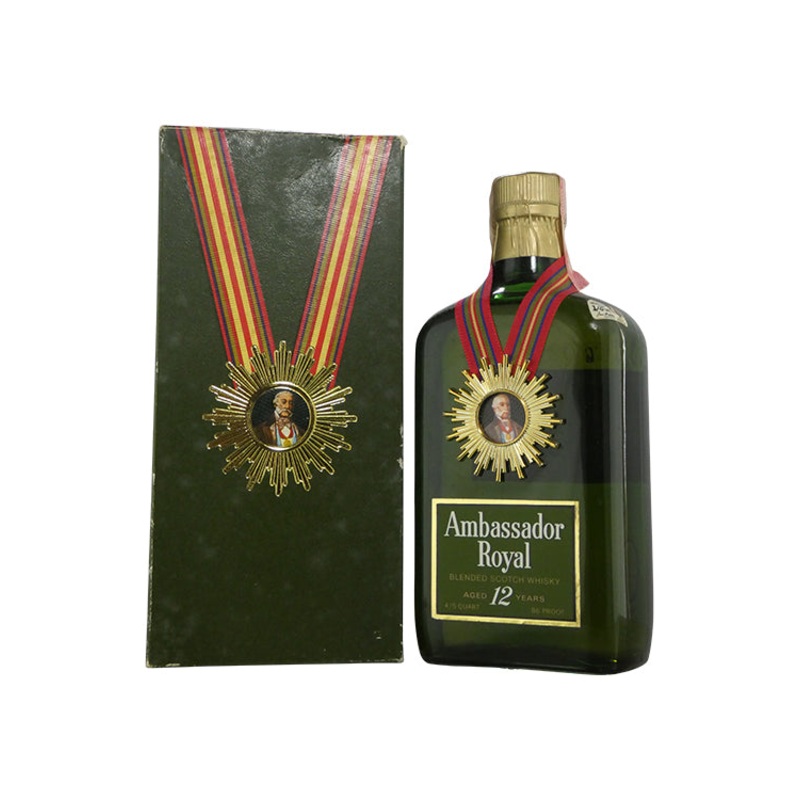 Ambassador Royal 12 Year Old Blended Scotch Whisky 1970's bottling (750ml)