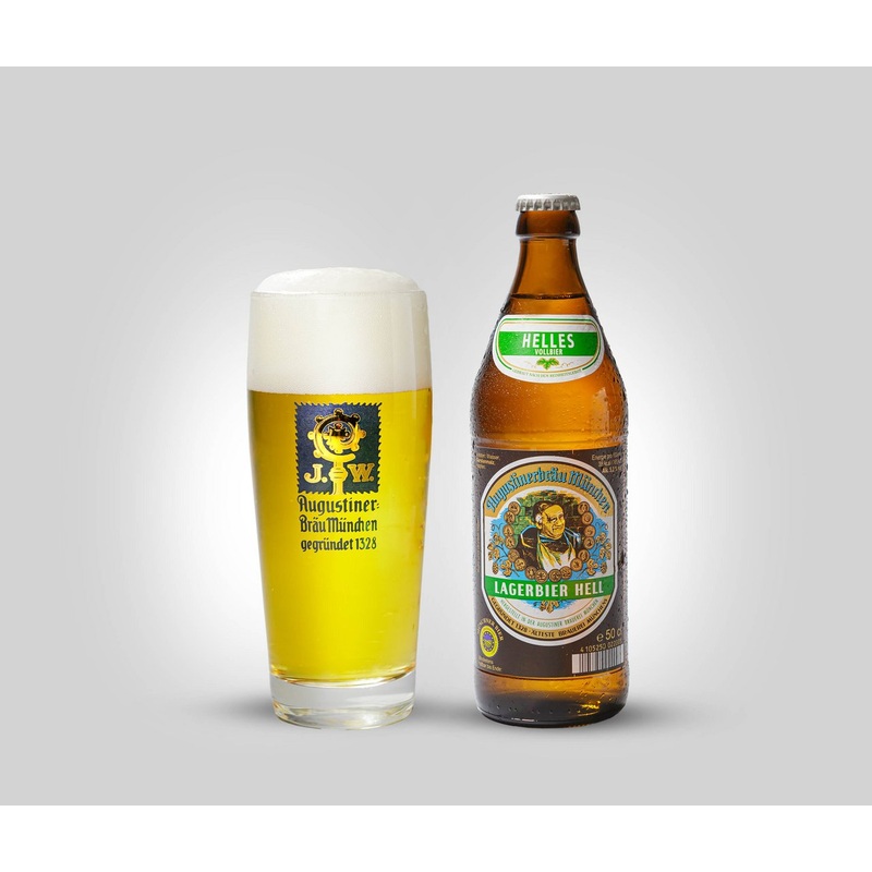 Augustiner Brau Helles Lager (12oz Btl 6 Pk)