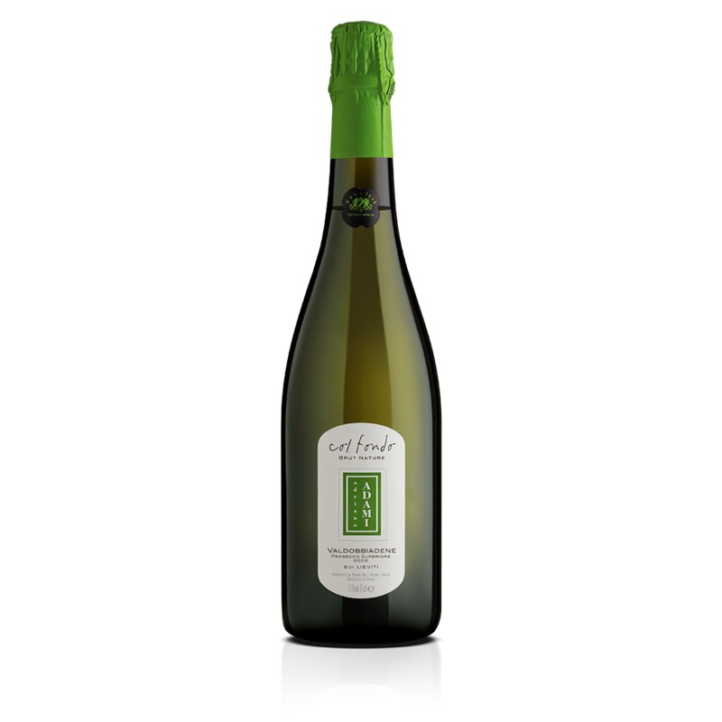 Adami Valdobbiadene Prosecco Superiore Col Fondo Sur Lieviti Brut Nature - 2021 (750ml)