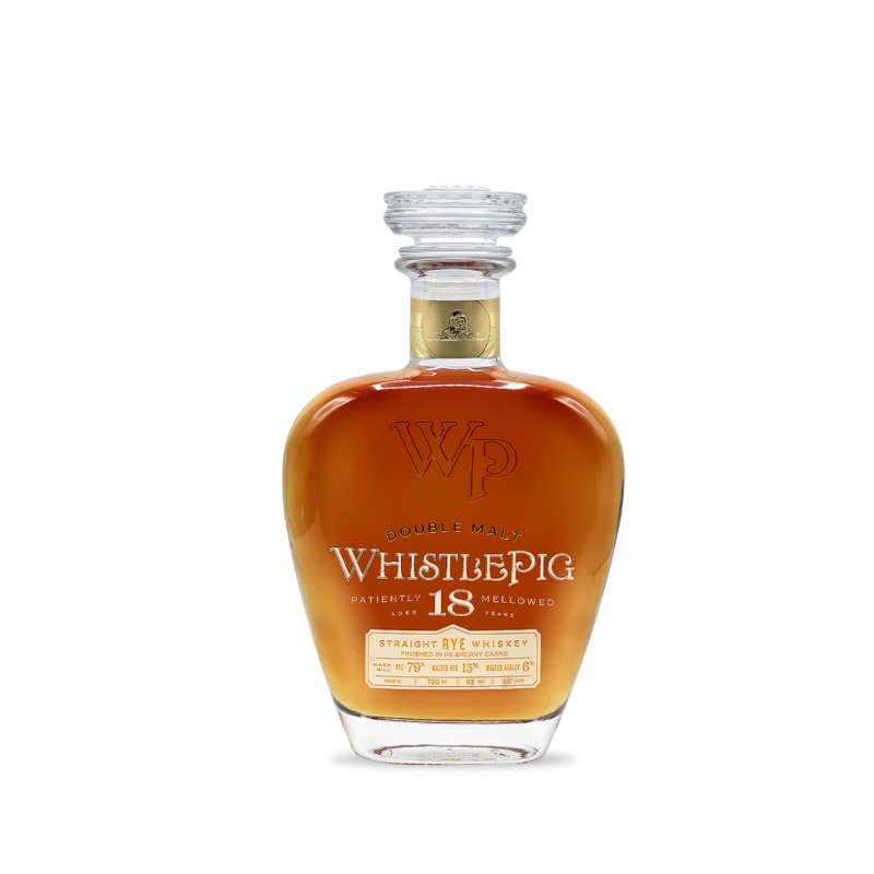 WhistlePig Double Malt Patiently Mellowed 18 (750ml)