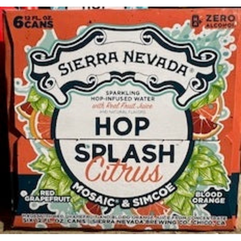 Sierra Nevada Hop Splash Citrus (12oz Can 6 Pk)