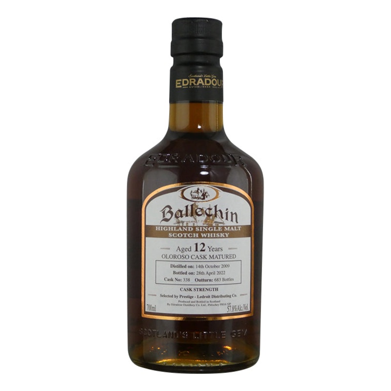 Ballechin 12 yr Sherry PLDC 2009 Cask Strength (700ml)