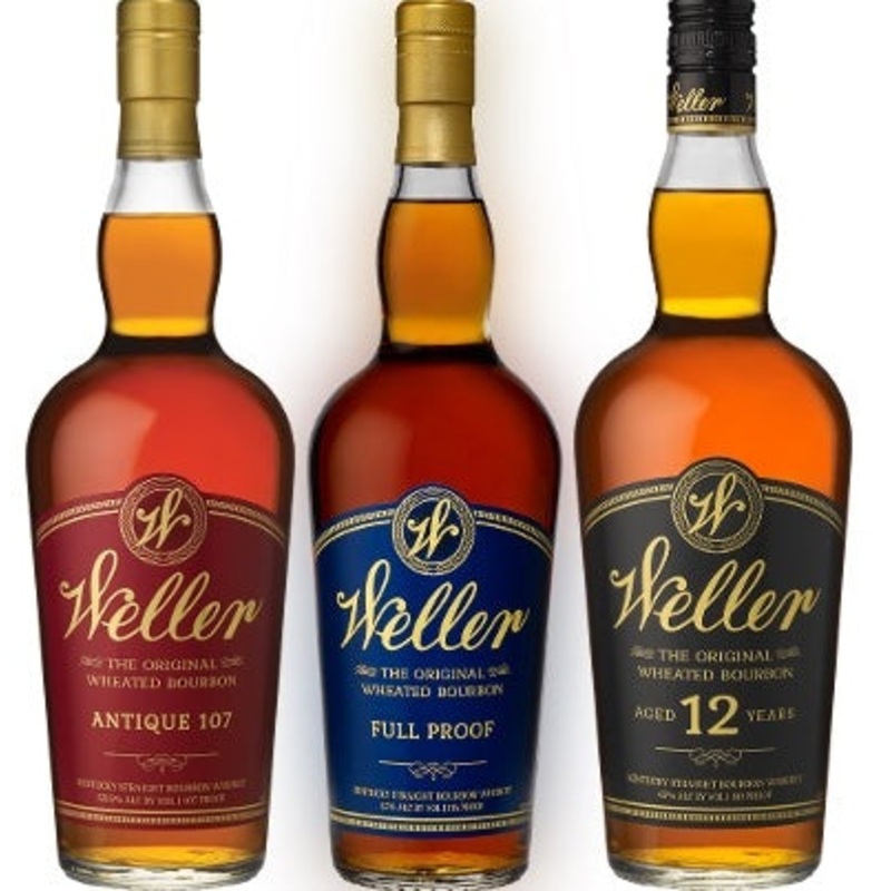 W.L. Weller 12Yr, Weller Antique 107, & Weller Full Proof (750ml) Bundle