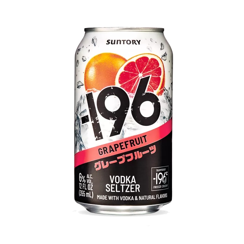 Suntory -196 Grapefruit Vodka Seltzer (12oz Can 4 Pk)