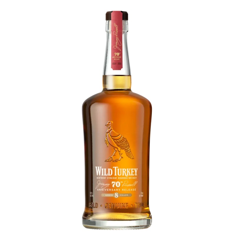 Wild Turkey 70th Anniversary Jimmy Russel 8 year Bourbon (750ml)